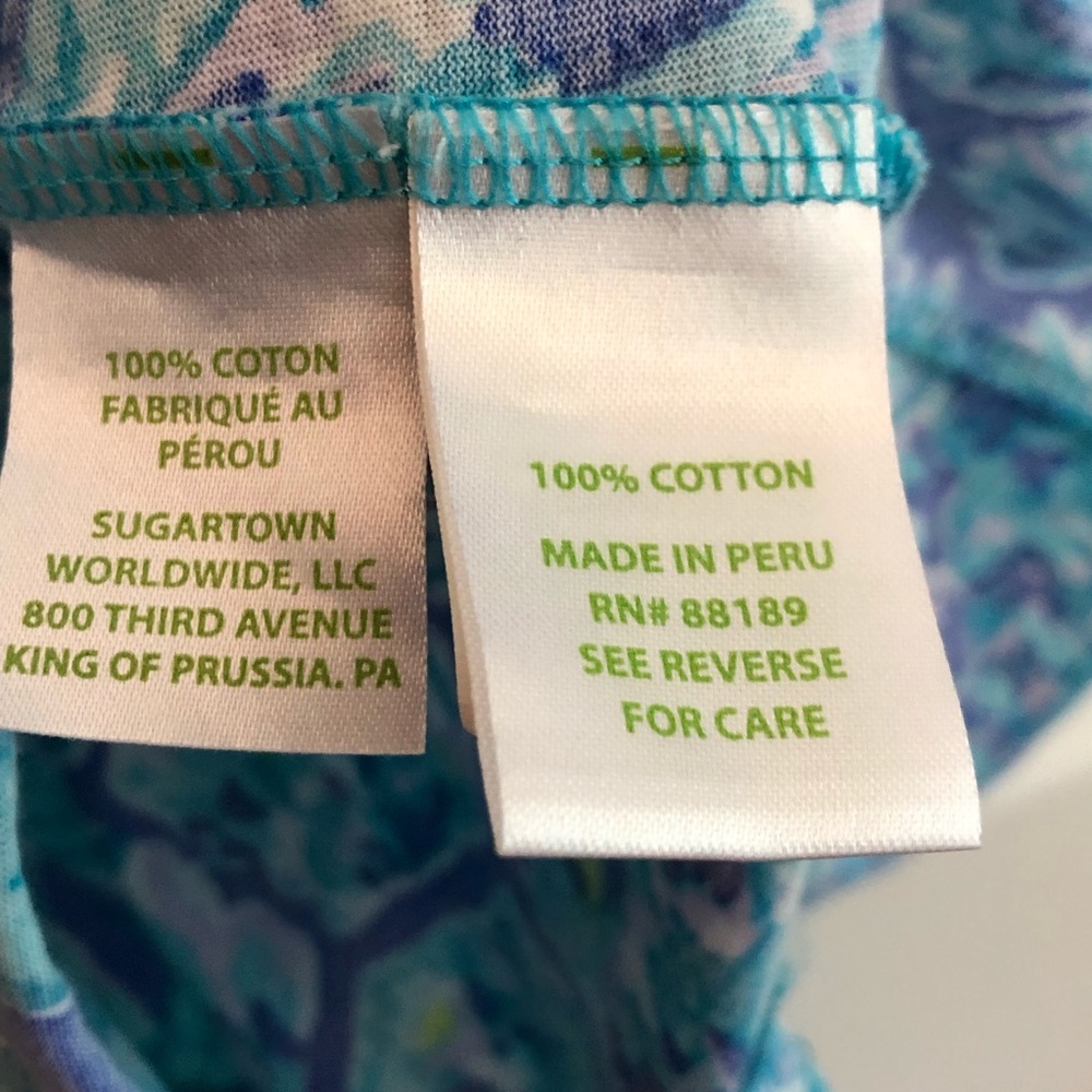 Lilly Pulitzer Limited Edition Girls Tortuga Time Cotton Dress XL - Picture 10 of 10